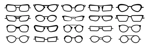 Varias gafas de sol, gafas. — Vector de stock