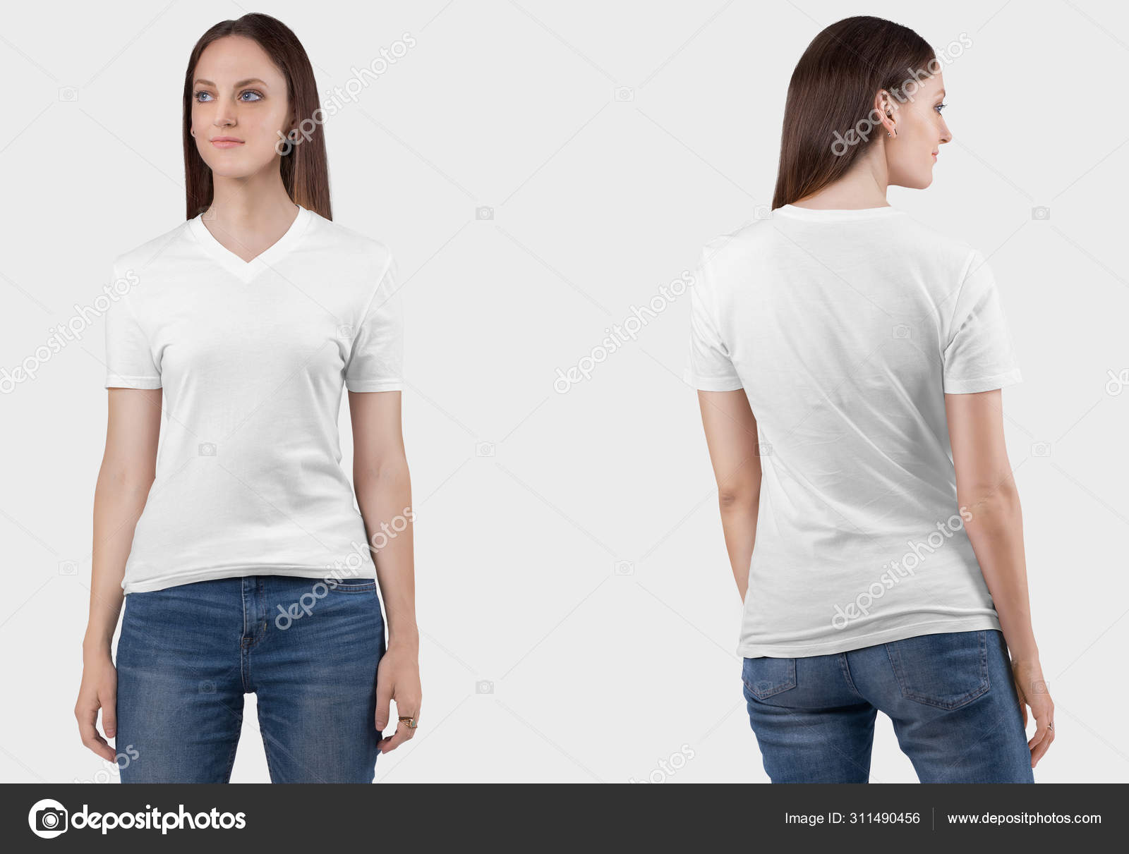 Young Female Model Futuristic Clothes Standing Stock Photo 133966763