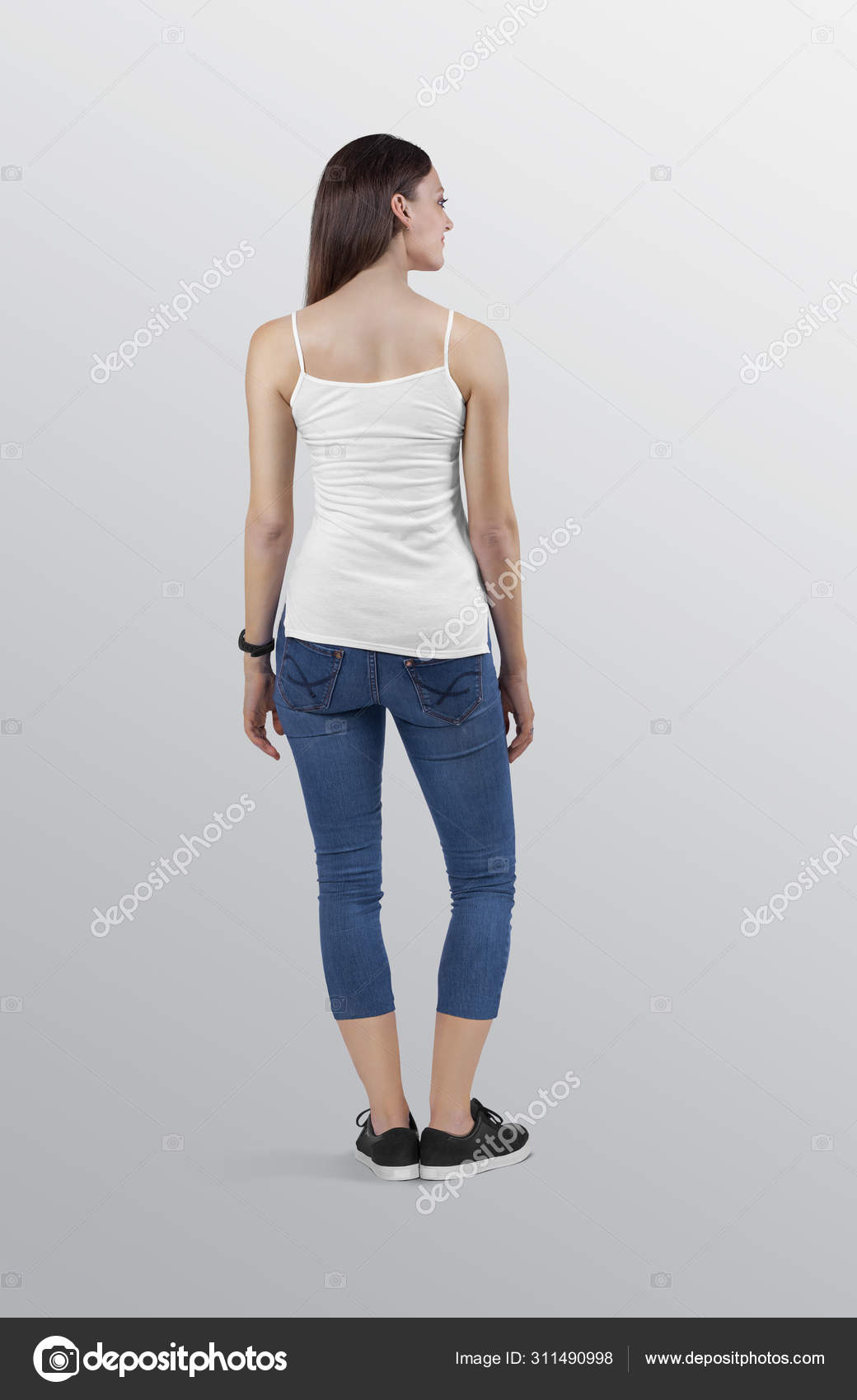 plain white camisole