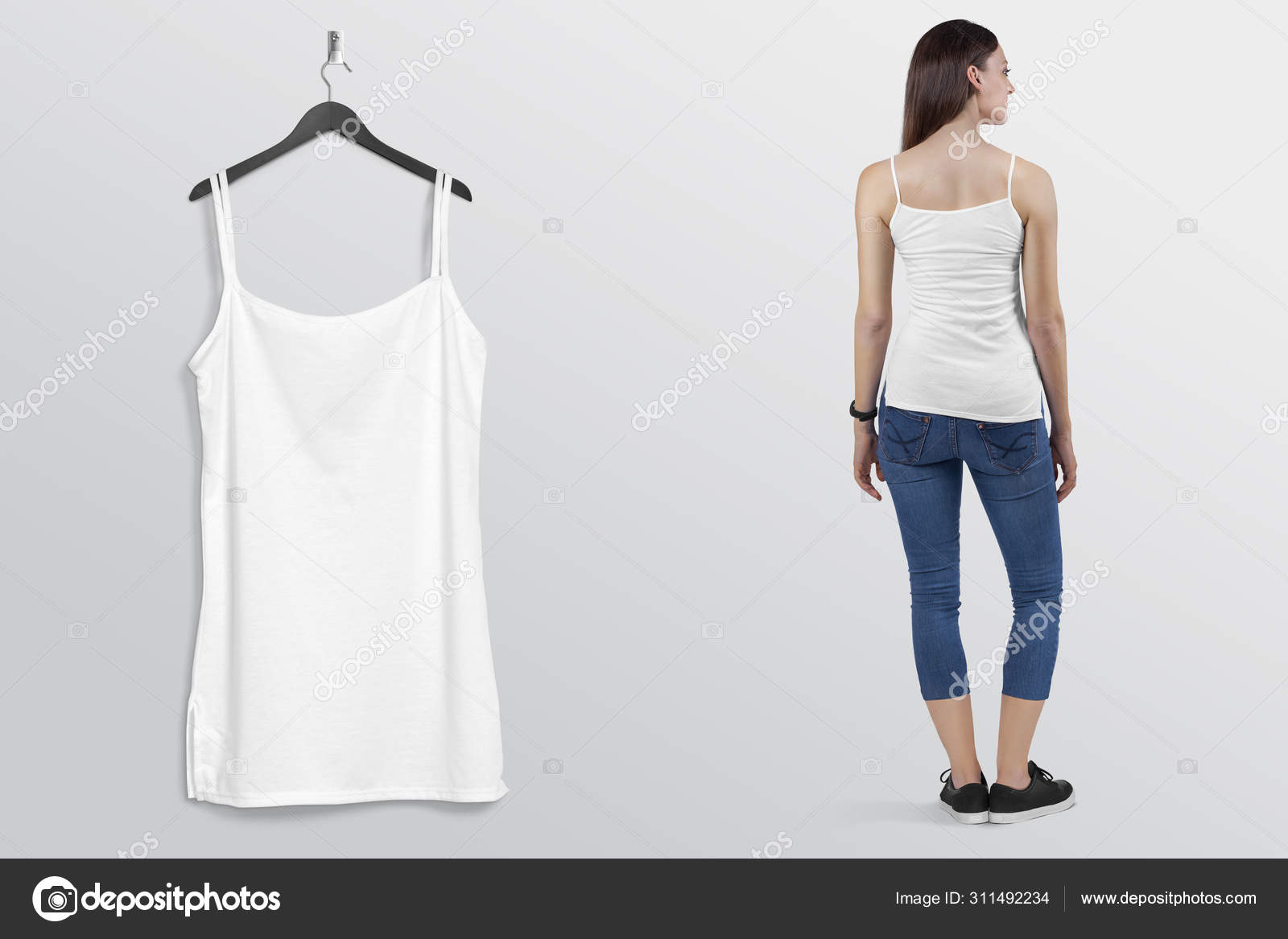 plain white camisole
