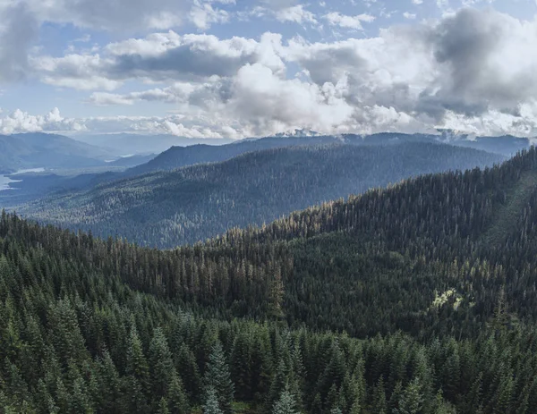 Καταπληκτική Θέα Από Την Κορυφή Του Μεγαλοπρεπούς Όρους Baker Στο — Φωτογραφία Αρχείου