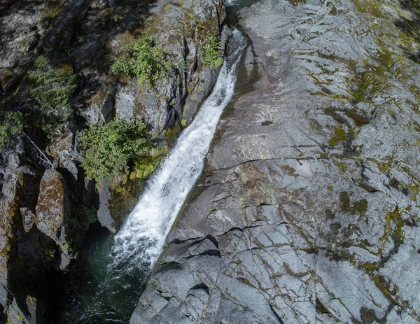 Úžasná Letecká Fotografie Cougar Falls National Forest Area Mount Rainier — Stock fotografie