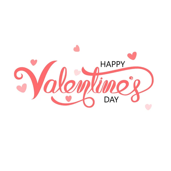 Feliz Dia Dos Namorados Tipografia Poster Handwritten Caligrafia Text Valentines —  Vetores de Stock