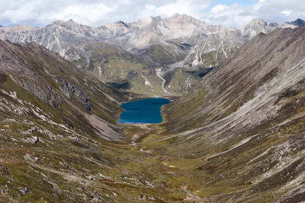 Віддалена Lhamo Латсо Озеро Тибеті Китай Даний Час Закрита Іноземців — стокове фото