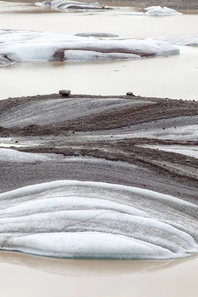 Svinafellsjokull Glaciar Salida Capa Hielo Más Grande Europa Vatnajokull Islandia — Foto de Stock