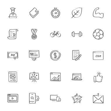 El Çizimi Çizim Biçimi Düzenlenebilir Satır Simgelerini Ayarla