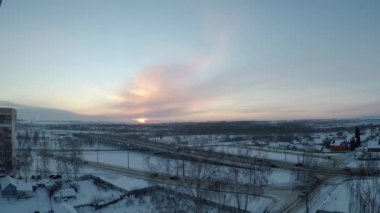 Şehir gündoğumu timelapse