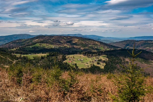 Schleudert Bergblick Vom Trail — Stockfoto