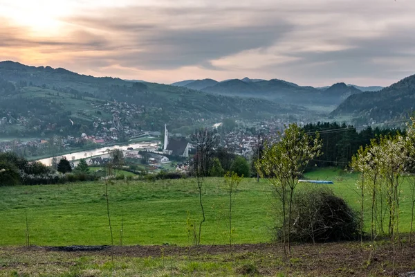 Landskapsbilden Pieniny Bergen — Stockfoto