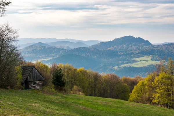 Pieniny Hegység Tájképe — Stock Fotó