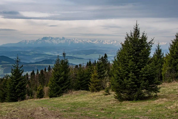 Blick Auf Die Tatra Von Pieniny — Stockfoto