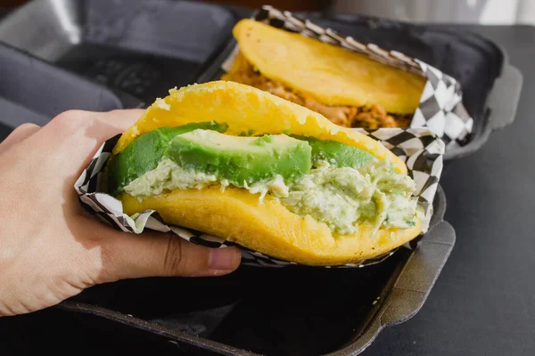 Arepa Paquete Desechable Listo Para Comer — Foto de Stock