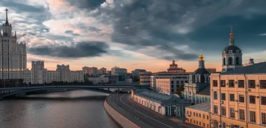 Moskova havadan görünümü, dünya şehirleri