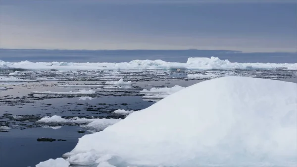 Πάγος Στη Λίμνη Άγρια Φύση Ταξίδια — Φωτογραφία Αρχείου