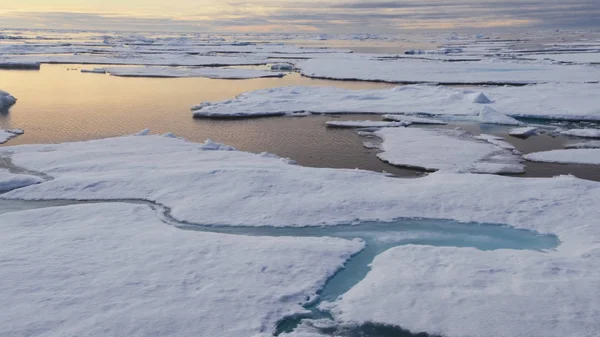 Terras Balneares Geladas Oceano Ártico Natureza Selvagem — Fotografia de Stock