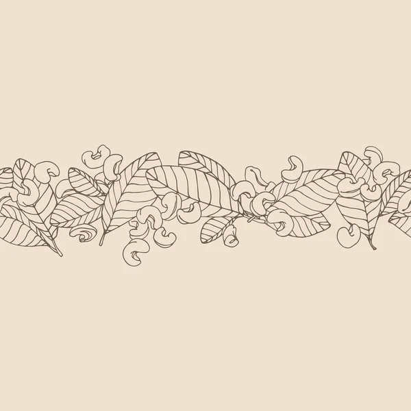 Süsler Menü Dekorasyonları Çizimi Bir Sütlü Arkaplan Üzerindeki Sepia Kontur — Stok Vektör
