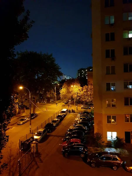 Nuit Rue Dans Nuit — Photo