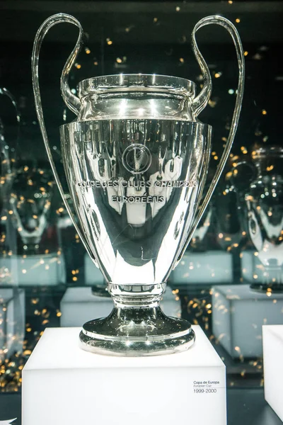 Мадрид Іспанія 2016 Лютого Ліга Чемпіонів Мадридського Футбольного Клубу Трофі — стокове фото