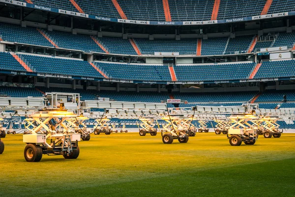 Madrid Spanien 2016 Februar Maschinen Für Gras Wachstum Kontrolliertes Licht — Stockfoto