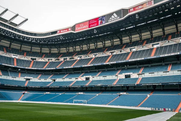 Santiago Bernabeu Stadium Real Madrid Stadium Most Important Soccer Field — Stock Photo, Image