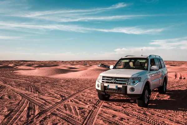 Mitsubishi Pajero Deserto Saara — Fotografia de Stock