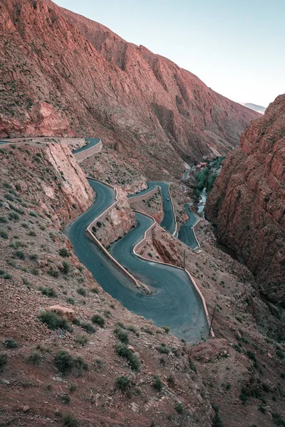 摩洛哥的山区公路Tisdrin Boumalne Dades — 图库照片