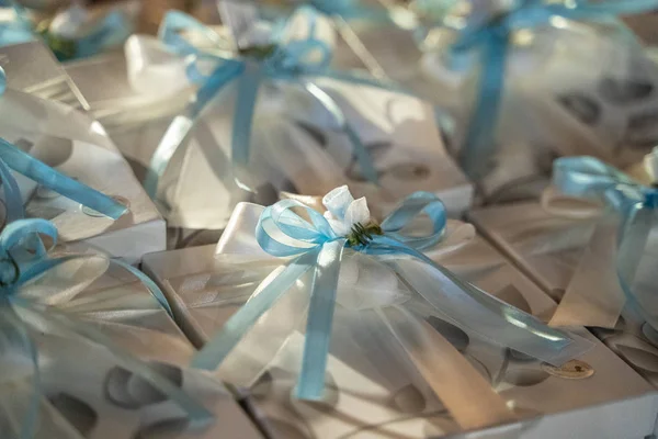 souvenir food in  packages with bows