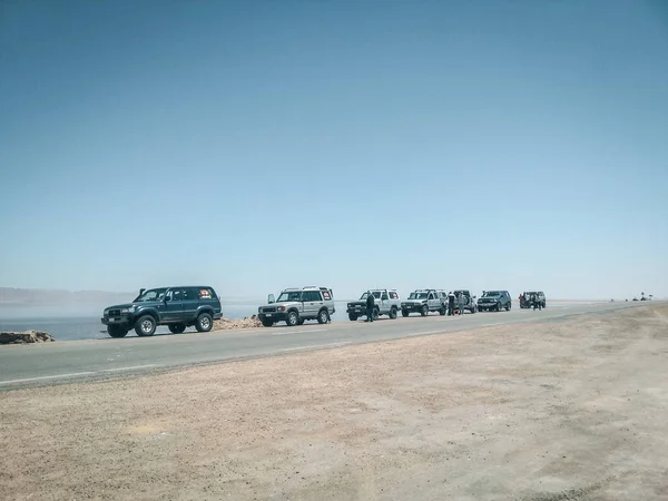 Tunísia Abril 2014 Viajar África Com Offroad Carro 4X4 Aventura — Fotografia de Stock