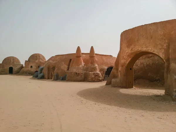 Tatooine Mos Espa Tunezja Zestaw Gwiezdnych Wojen Luke Skywalker Dart — Zdjęcie stockowe
