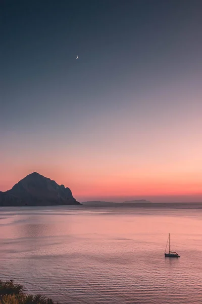 Pôr Sol Beira Mar — Fotografia de Stock