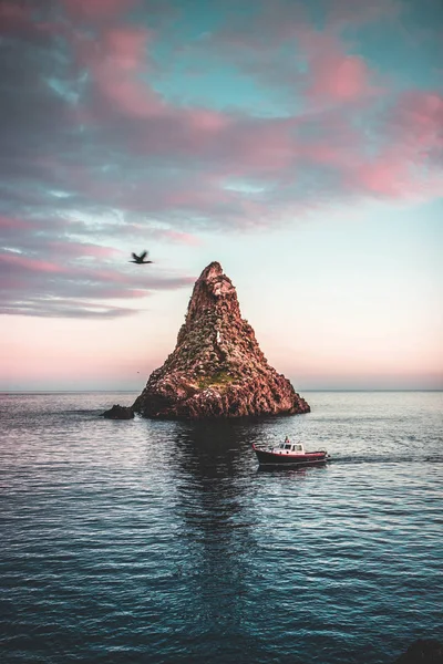 Prachtige Zonsondergang Zee — Stockfoto