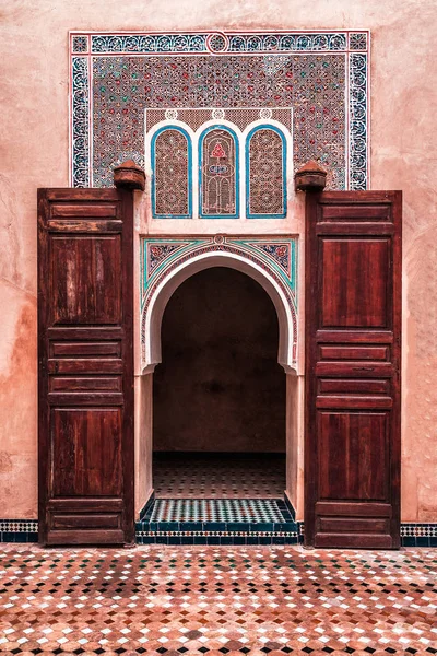 Door Old Mosque — Stock Photo, Image