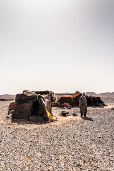 Deserto Marrocos Tribos Nômades Velhas Tradições — Fotografia de Stock