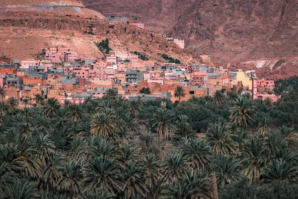 Prowincja Tinghir Maroko Piękne Miasteczko Pobliżu Ouarzazate — Zdjęcie stockowe