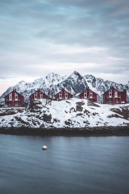 Norveç'te eski ahşap evler 
