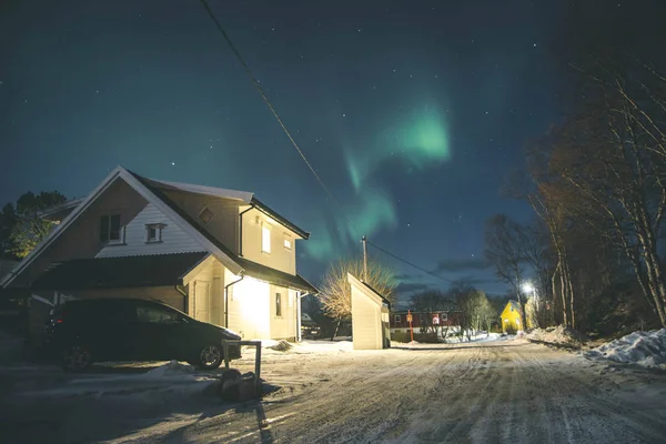 Norrsken Fantastisk Natur Vacker Utsikt — Stockfoto