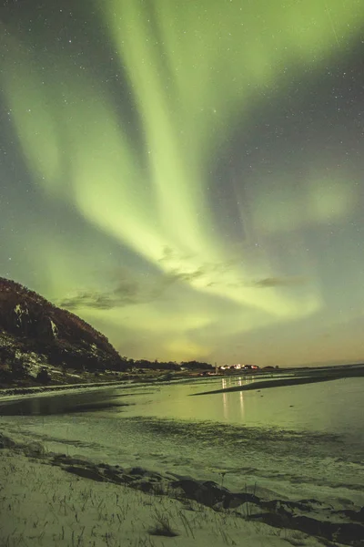 Norrsken Fantastisk Natur Vacker Utsikt — Stockfoto