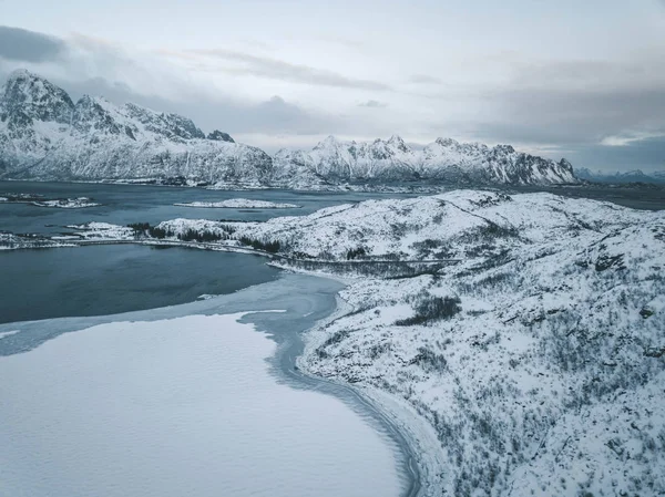 Belo Lago Inverno — Fotografia de Stock