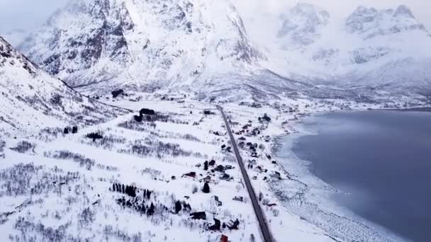 Paisaje Ártico Las Islas Lofoten Noruega — Vídeos de Stock