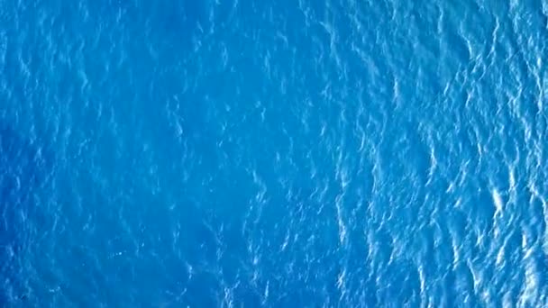 挪威大西洋纯蓝色海水的空中景观 — 图库视频影像