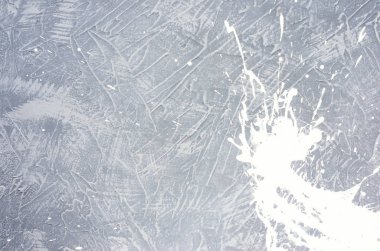 bir beton dokulu yüzeyi beyaz dökülmüş boya lekesi.