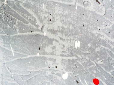 çok renkli boya sıçraması ile gri beton zemin.