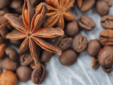 star_anise ve kahve ve tarçın