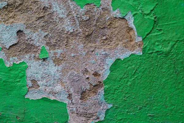 Стара Брудна Пофарбована Стіна Кілька Шарів Пілінгової Фарби Текстура Тла — стокове фото