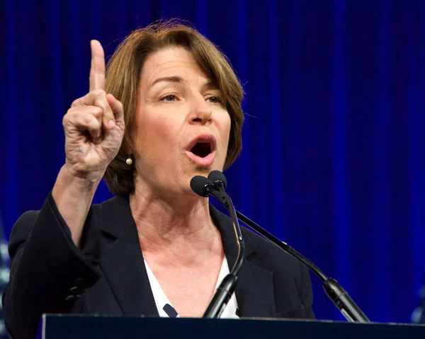 San Francisco August 2019 Presidential Candidate Amy Klobuchar Speaking Democratic — Stock Photo, Image