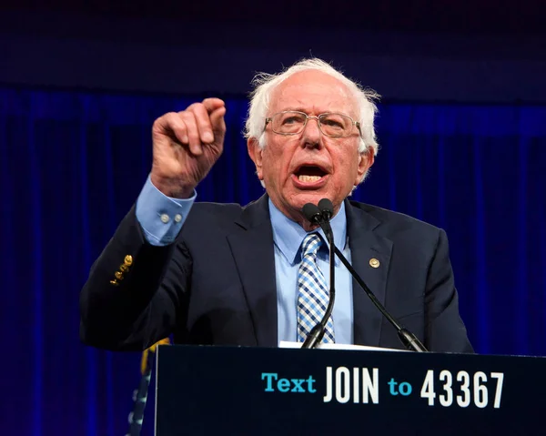 San Francisco August 2019 Presidential Candidate Bernie Sanders Speaking Democratic — Stock Photo, Image