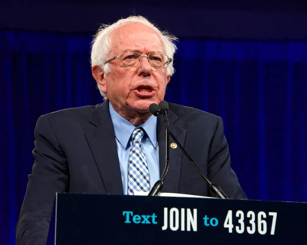 San Francisco August 2019 Presidential Candidate Bernie Sanders Speaking Democratic — Stock Photo, Image