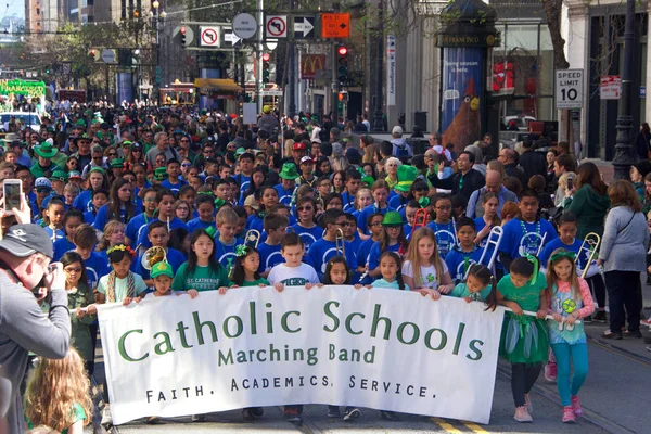 San Francisco March 2019 Unidentified Participants 168Th Annual Saint Patrick — Stock Photo, Image