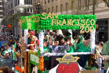 San Francisco, Ca - 16 Mart 2019: İrlanda kültürünü kutlayan İrlanda 'nın en büyük etkinliği olan 168..