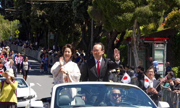 San Francisco Απριλίου 2019 Tomochika Uyama Counsul General Japan Στο — Φωτογραφία Αρχείου